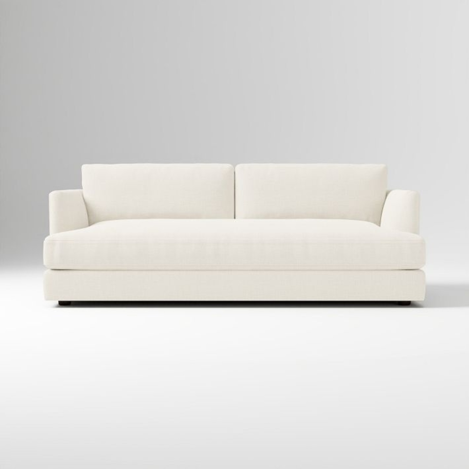 West Elm Haven White Linen Sleeper Sofa - image-5
