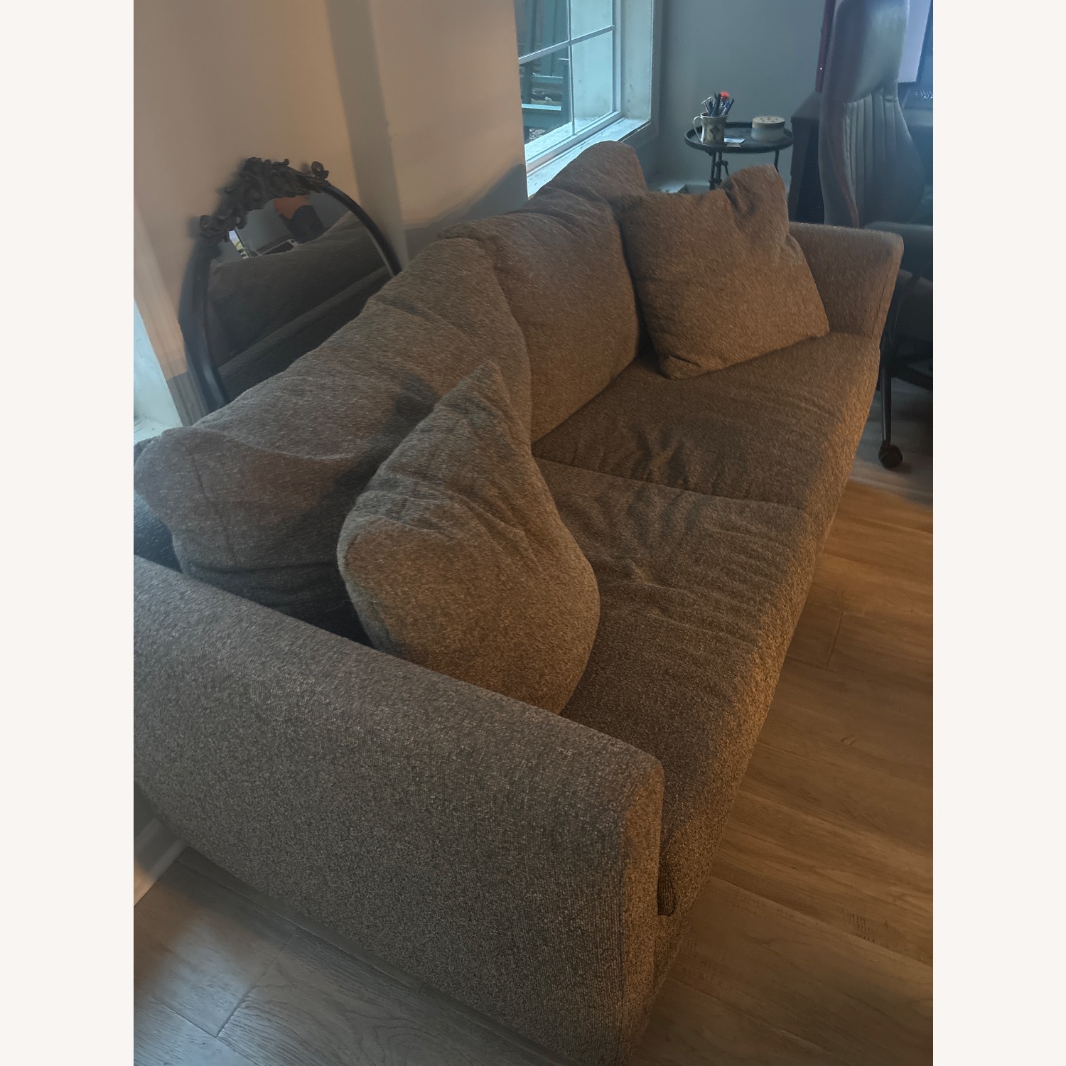 Joss & Main Godwin Dark Gray Sleeper Sofa - image-2