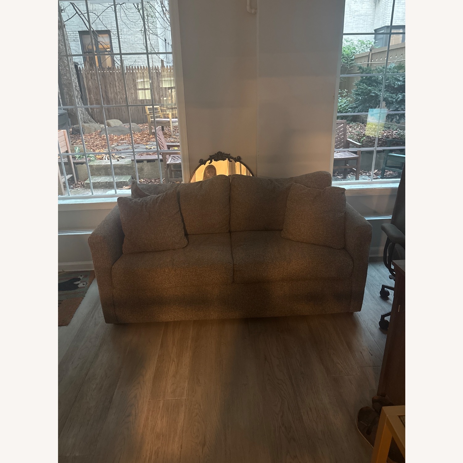 Joss & Main Godwin Dark Gray Sleeper Sofa - image-3