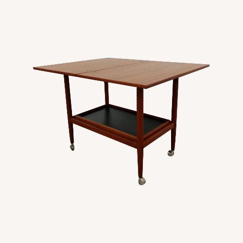 Used Vintage Danish Modern Expandable Trolley Table for sale on AptDeco
