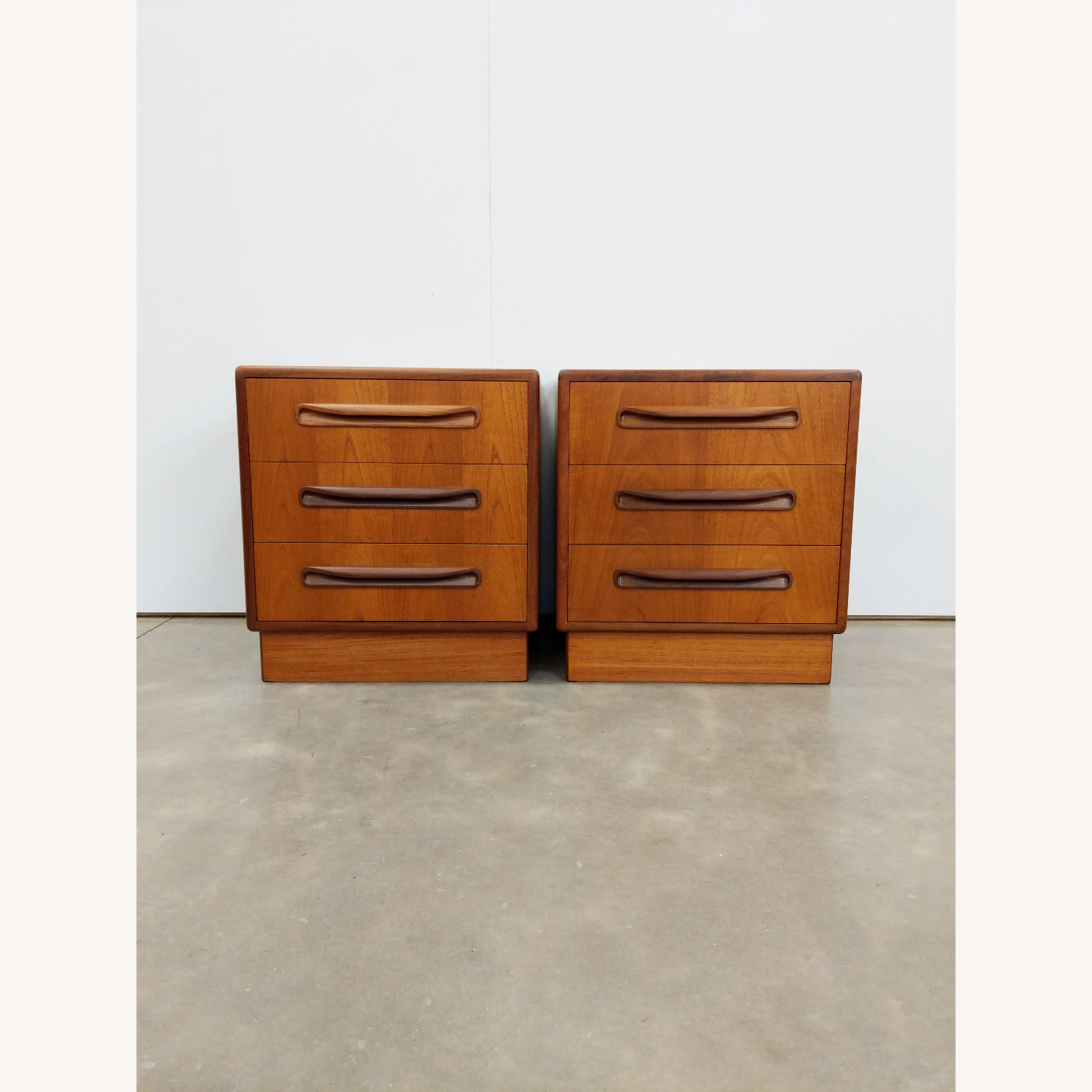 Pair of Vintage Teak G Plan Fresco Nightstands - image-1