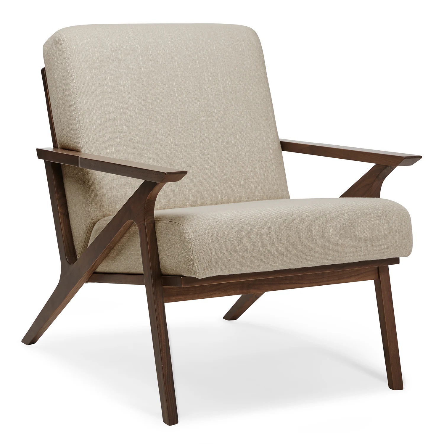 Article Otio 26" Lounge Chair Walnut - image-4