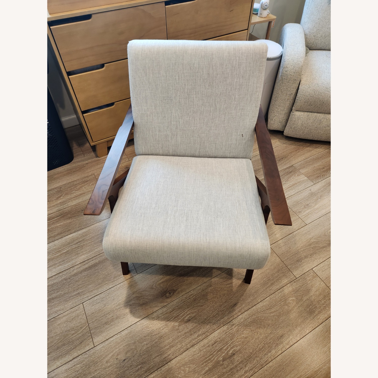 Article Otio 26" Lounge Chair Walnut - image-1