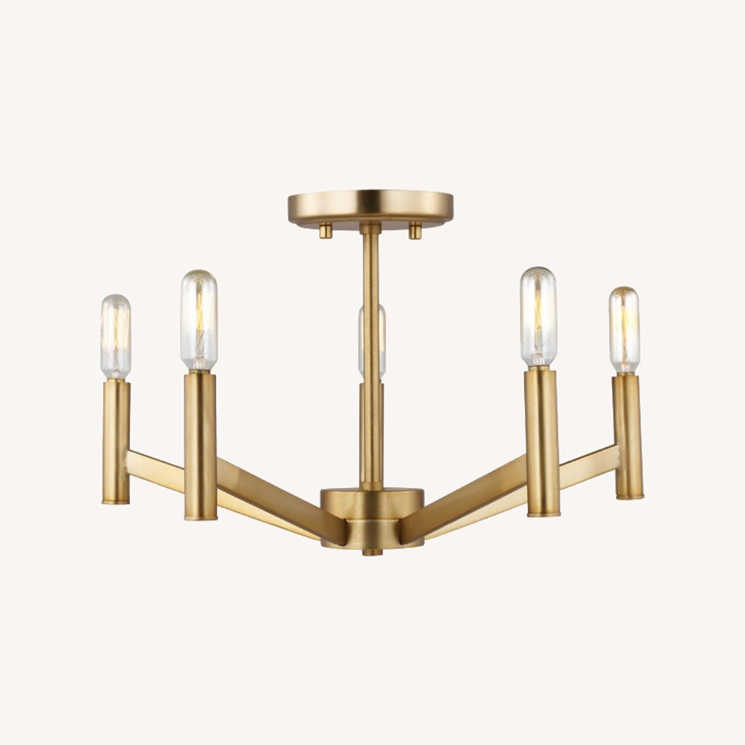 Visual Comfort Lighting Vector Semi-Flush Mount - image-0