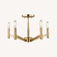 Visual Comfort Lighting Vector Semi-Flush Mount