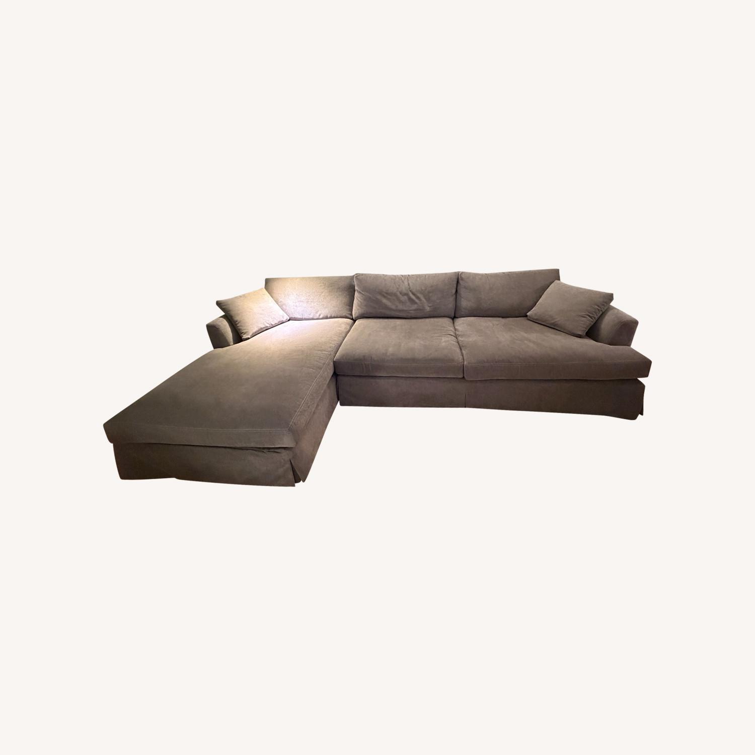 ABC Carpet and Home Dark Gray 3+ Piece Sectional - image-0