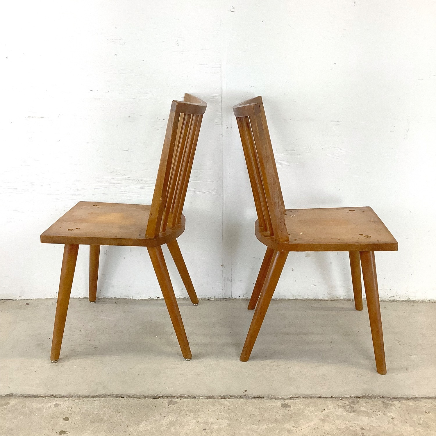 Mid-Century Dining Chairs Set Four - image-6