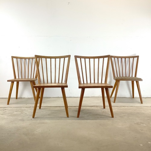 Used Mid-Century Dining Chairs Set Four for sale on AptDeco