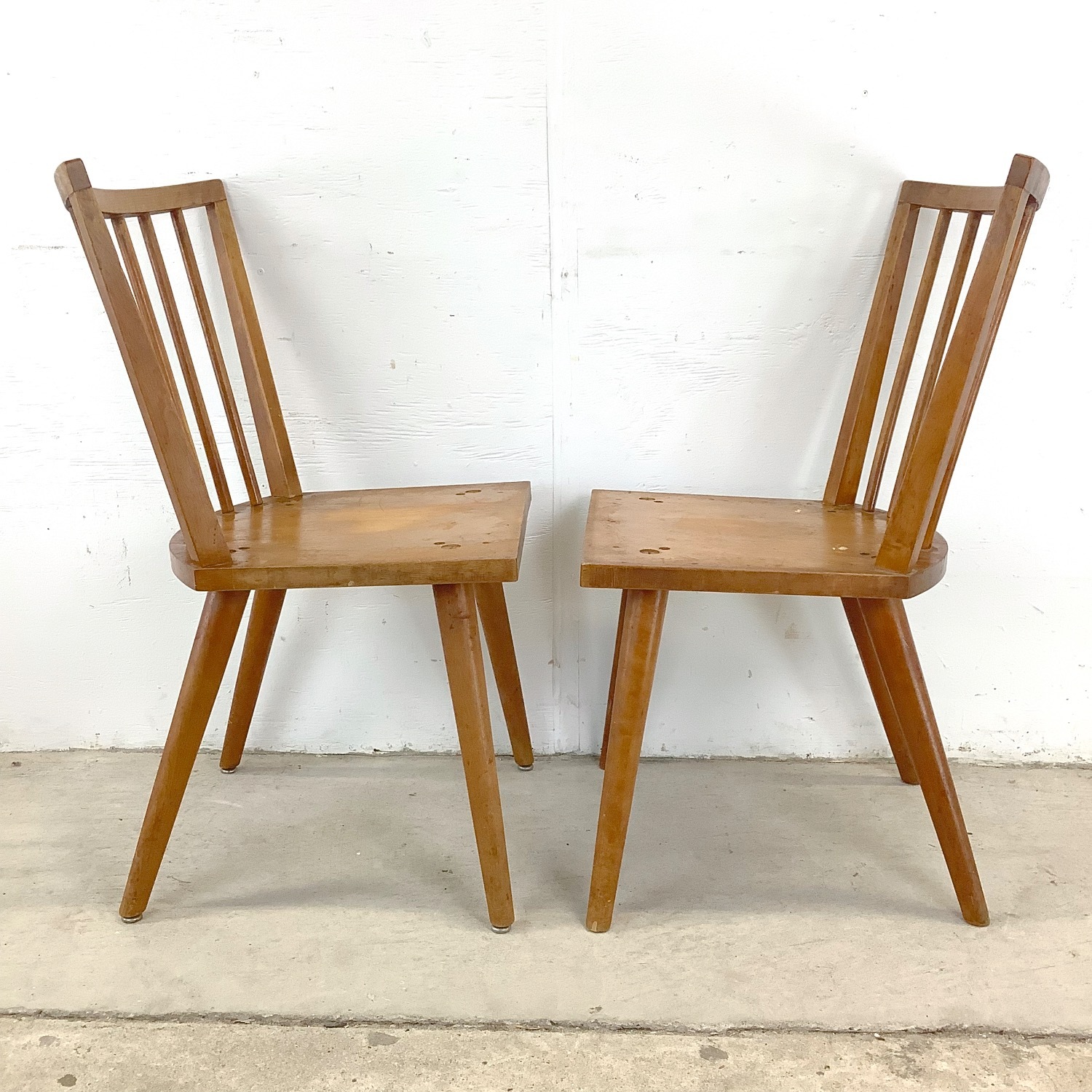 Mid-Century Dining Chairs Set Four - image-9