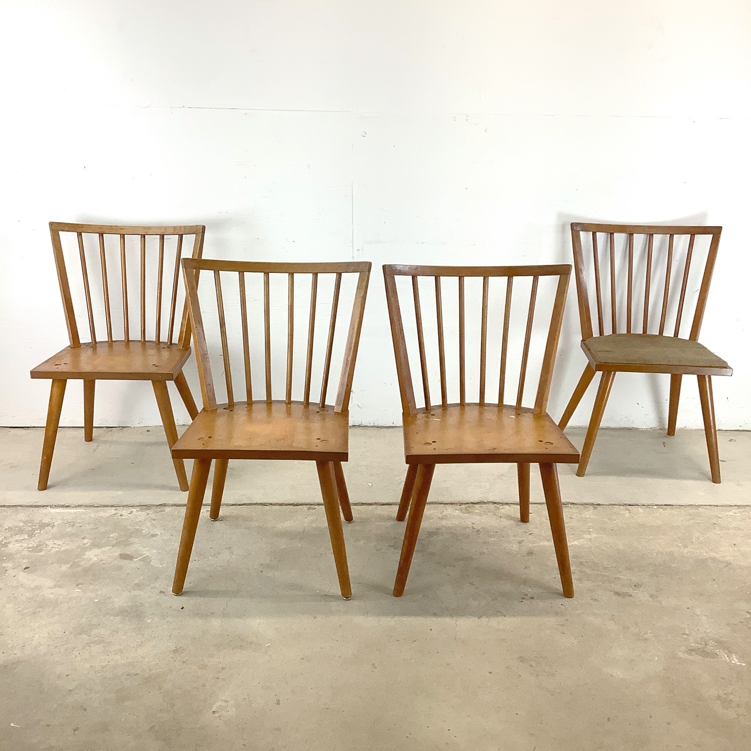 Mid-Century Dining Chairs Set Four - image-2