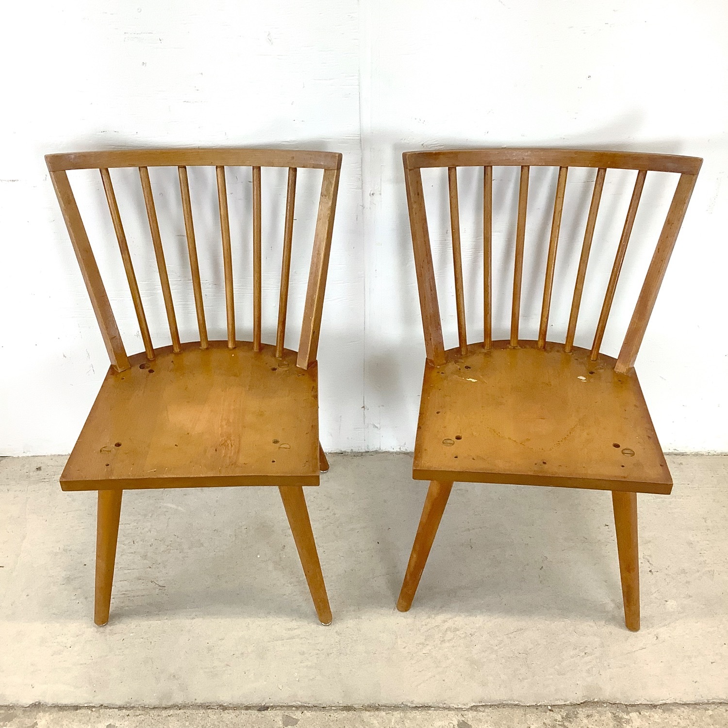 Mid-Century Dining Chairs Set Four - image-5