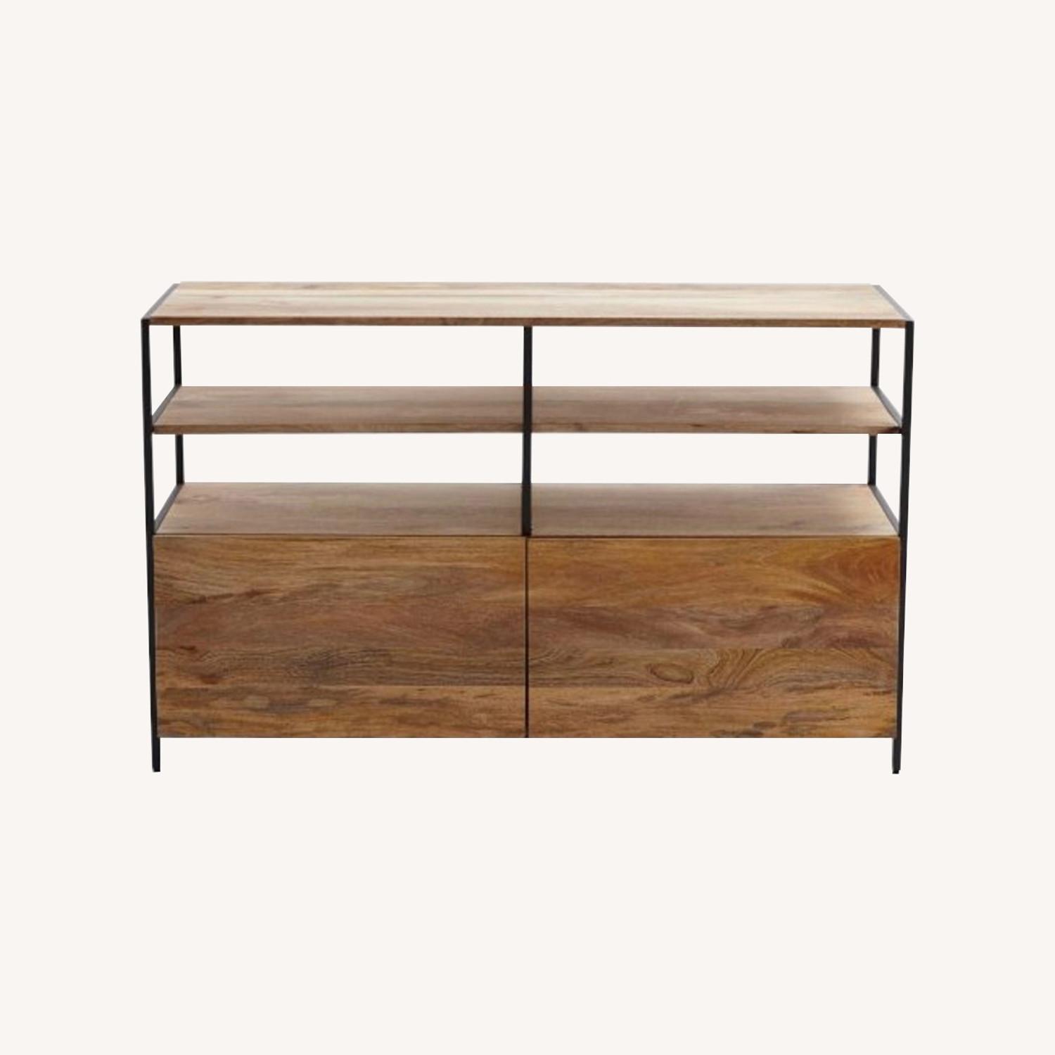 West Elm Industrial Media Console 49” - image-0