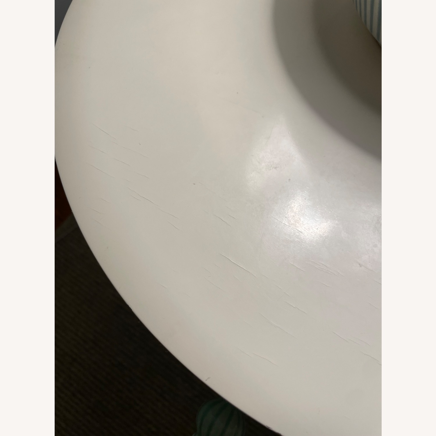 West Elm White Lacquer Nightstand 18” - image-4