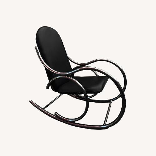 Used Vintage Milo Baughmagn Black Armchair for sale on AptDeco
