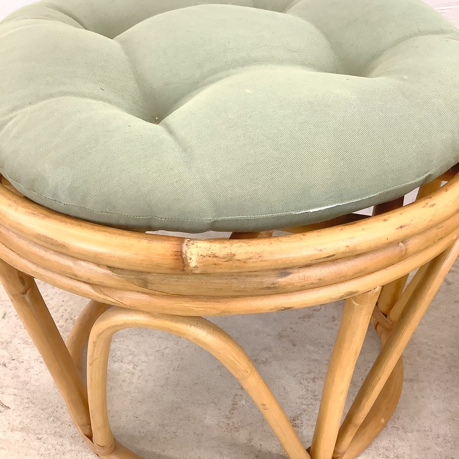 Vintage Rattan Footstools - image-8