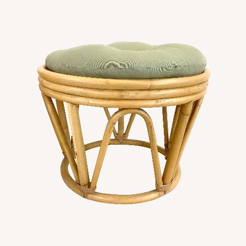Used Vintage Rattan Footstools for sale on AptDeco