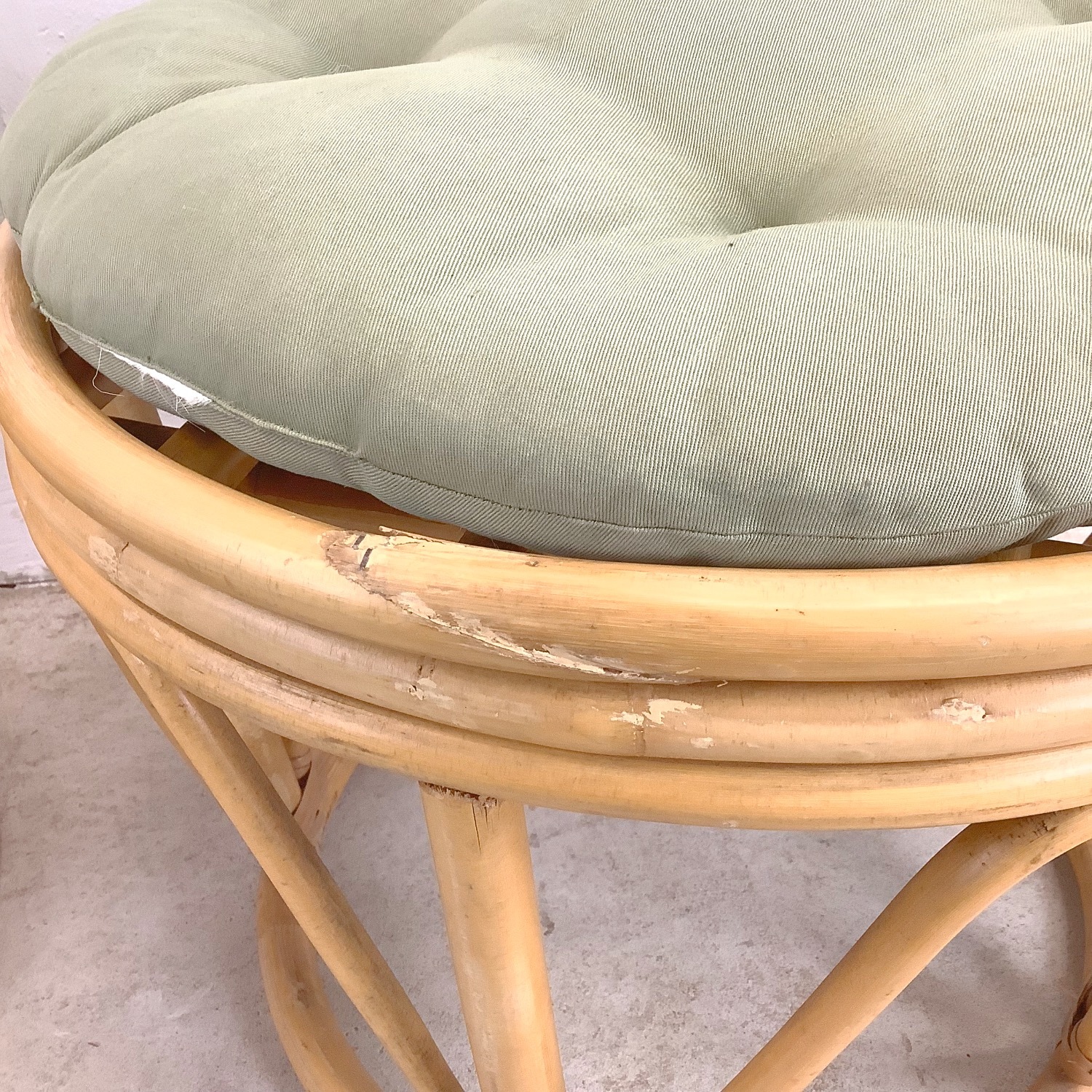 Vintage Rattan Footstools - image-10