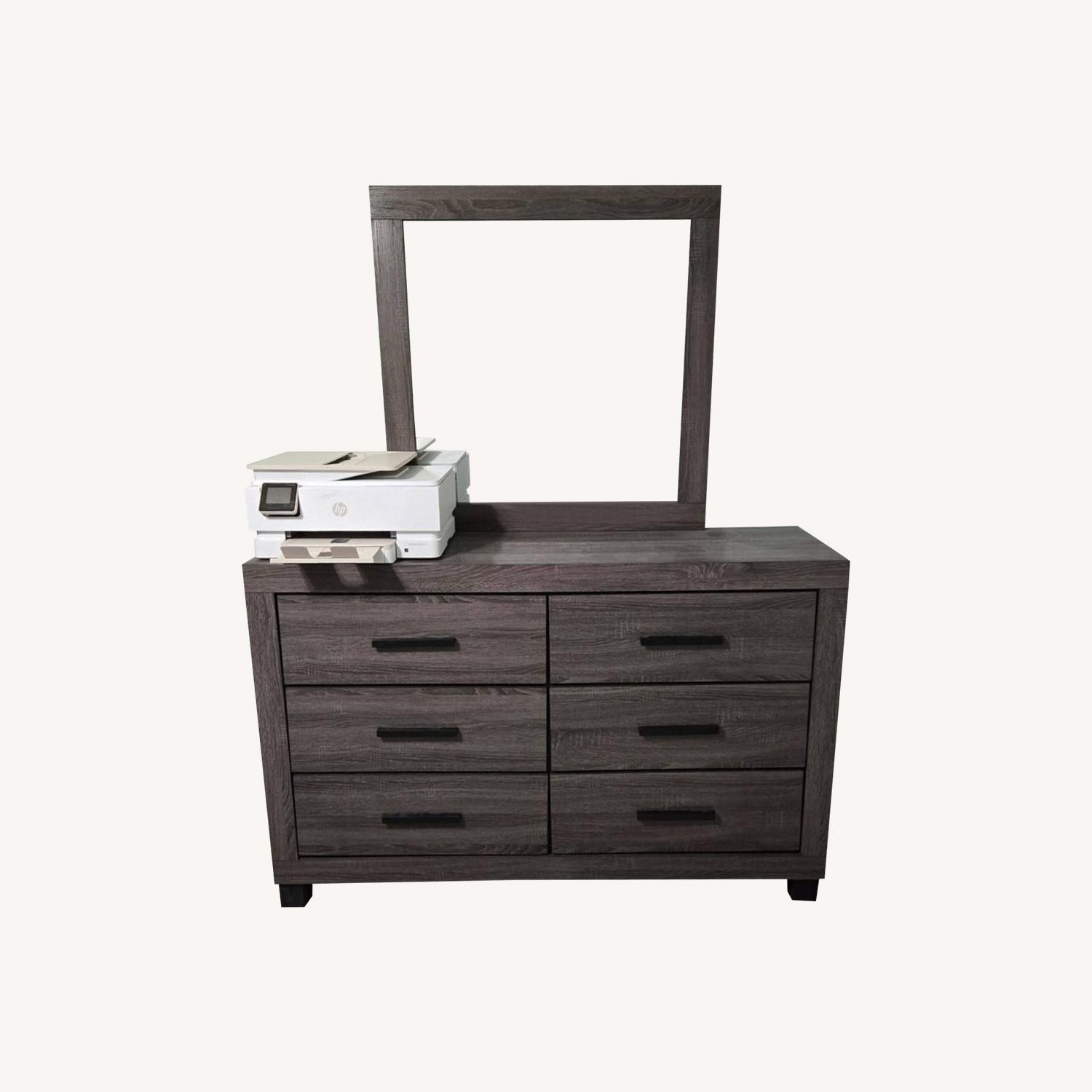 Gardner-White Furniture Light Gray Wood Dresser - image-0