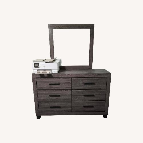 Used Gardner-White Furniture Light Gray Wood Dresser for sale on AptDeco