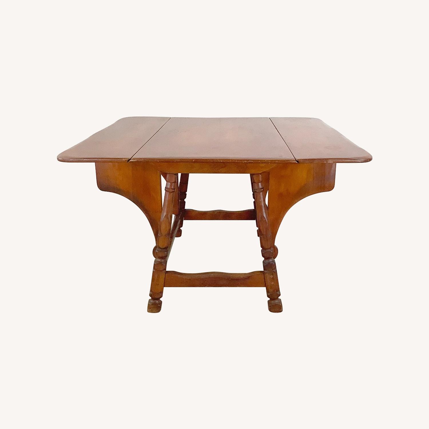 Farmhouse Colonial Drop Leaf Dining Table - image-0
