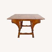 Farmhouse Colonial Drop Leaf Dining Table