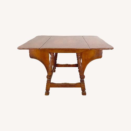 Used Farmhouse Colonial Drop Leaf Dining Table for sale on AptDeco