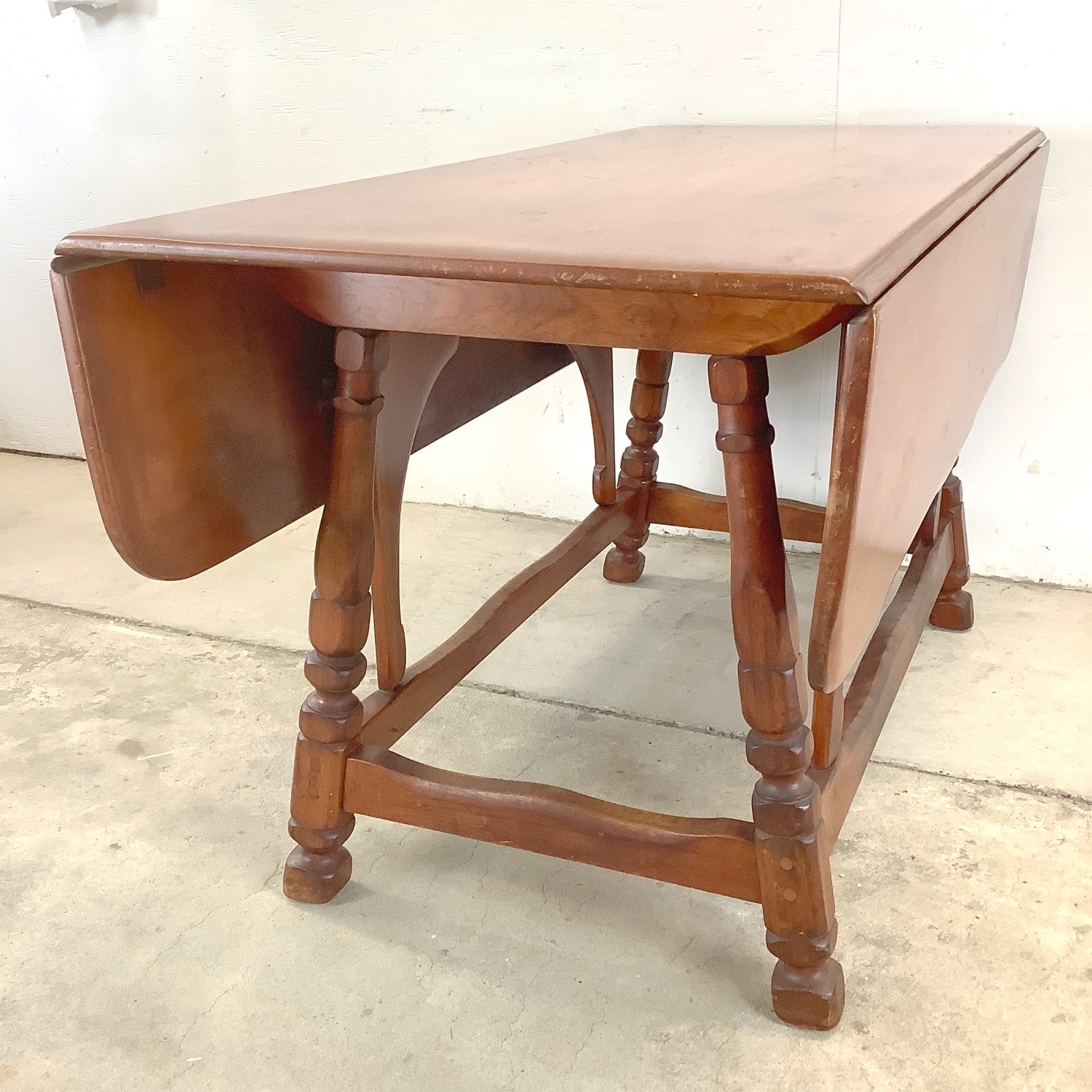 Farmhouse Colonial Drop Leaf Dining Table - image-5