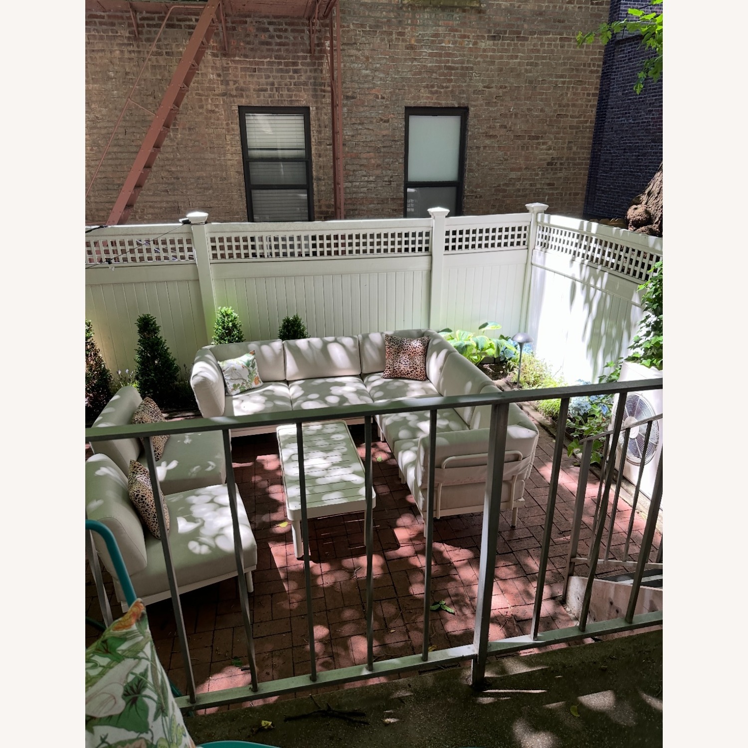 Burrow Relay White Patio Furniture - image-4