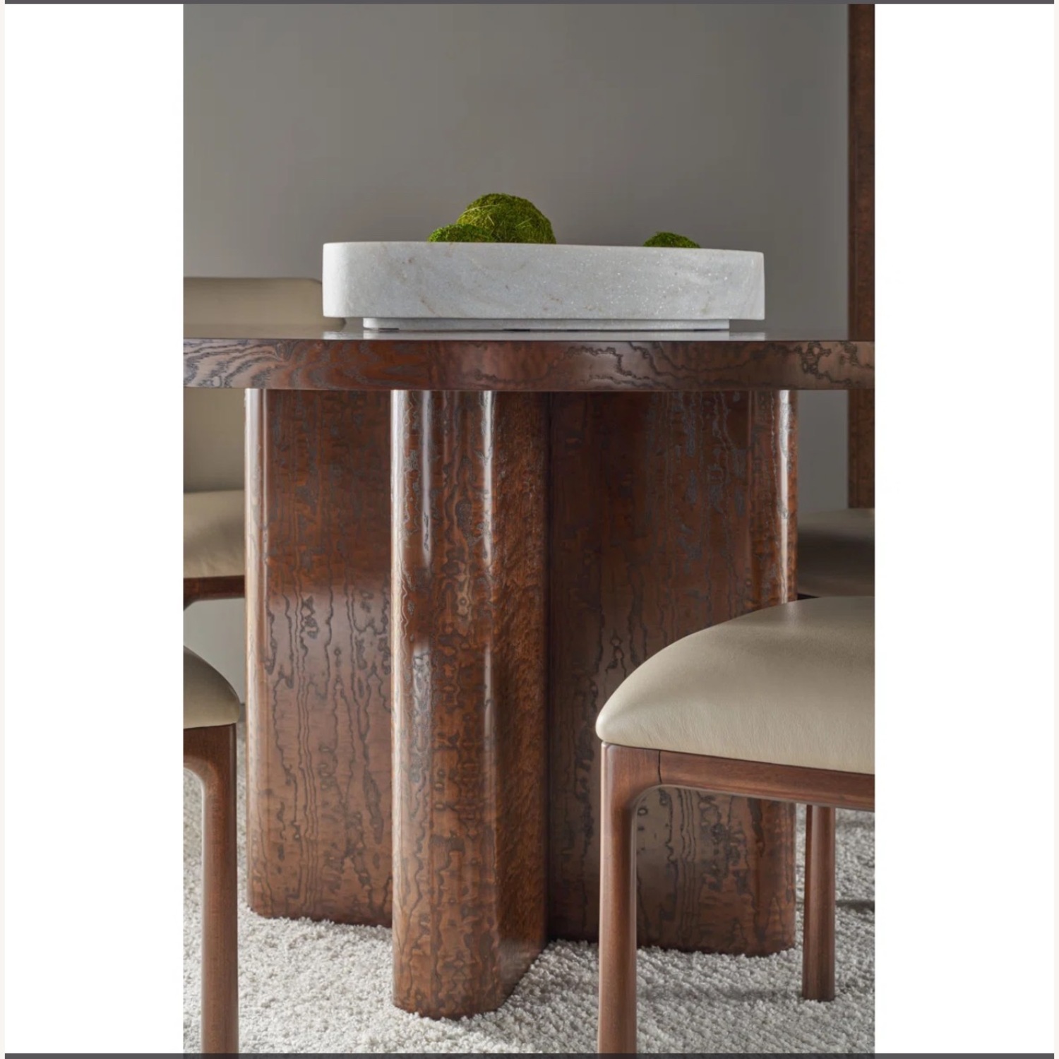 Theodore Alexander 60’ Kesden Round Solid Wood Dining Table - image-4