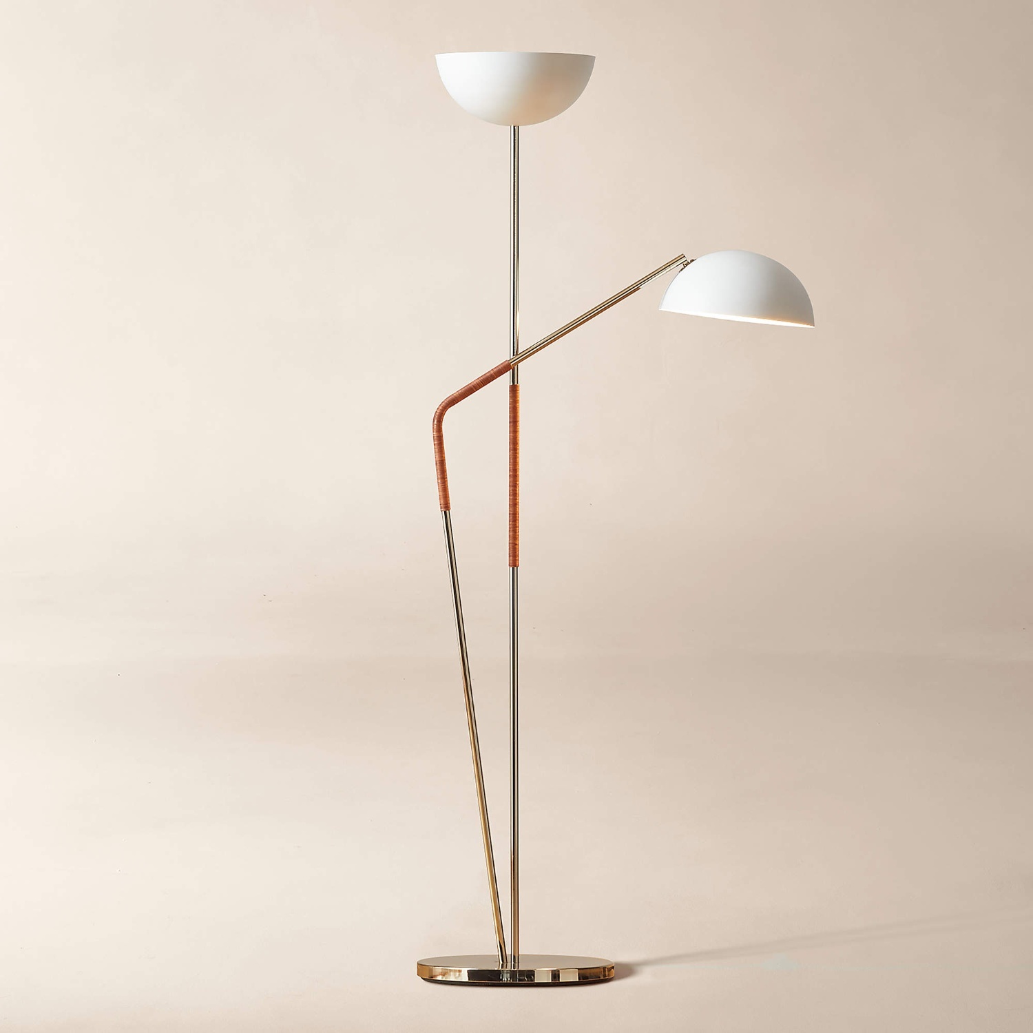 CB2 White Floor Lamp - image-4