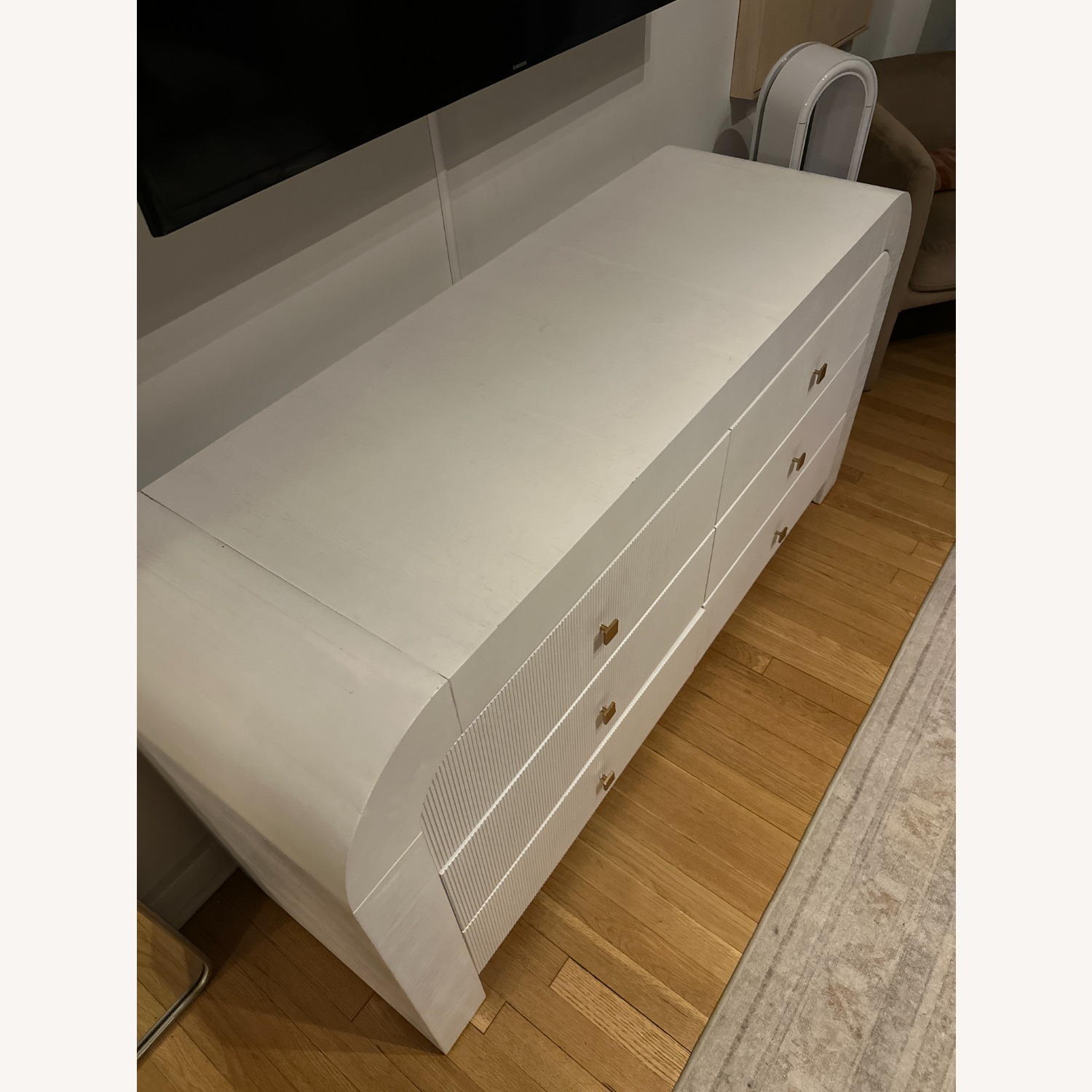 TOV Furniture Hump White Wood Dresser - image-4
