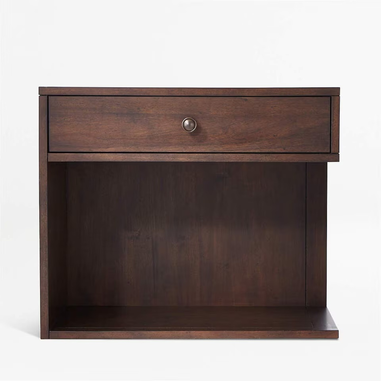 Crate & Barrel Hayden Dark Brown Wood Side Tables - image-5