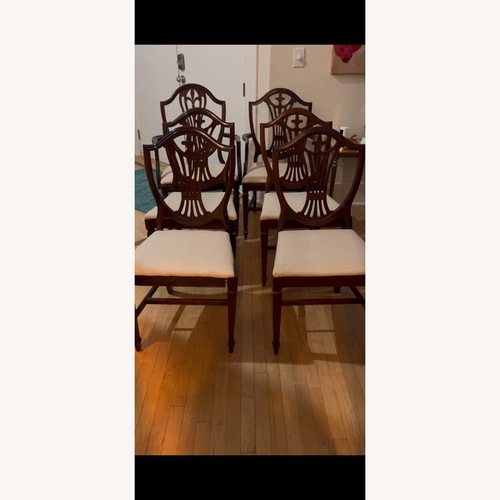 Used Vintage/Antique Dark Brown Wood Dining Sets for sale on AptDeco