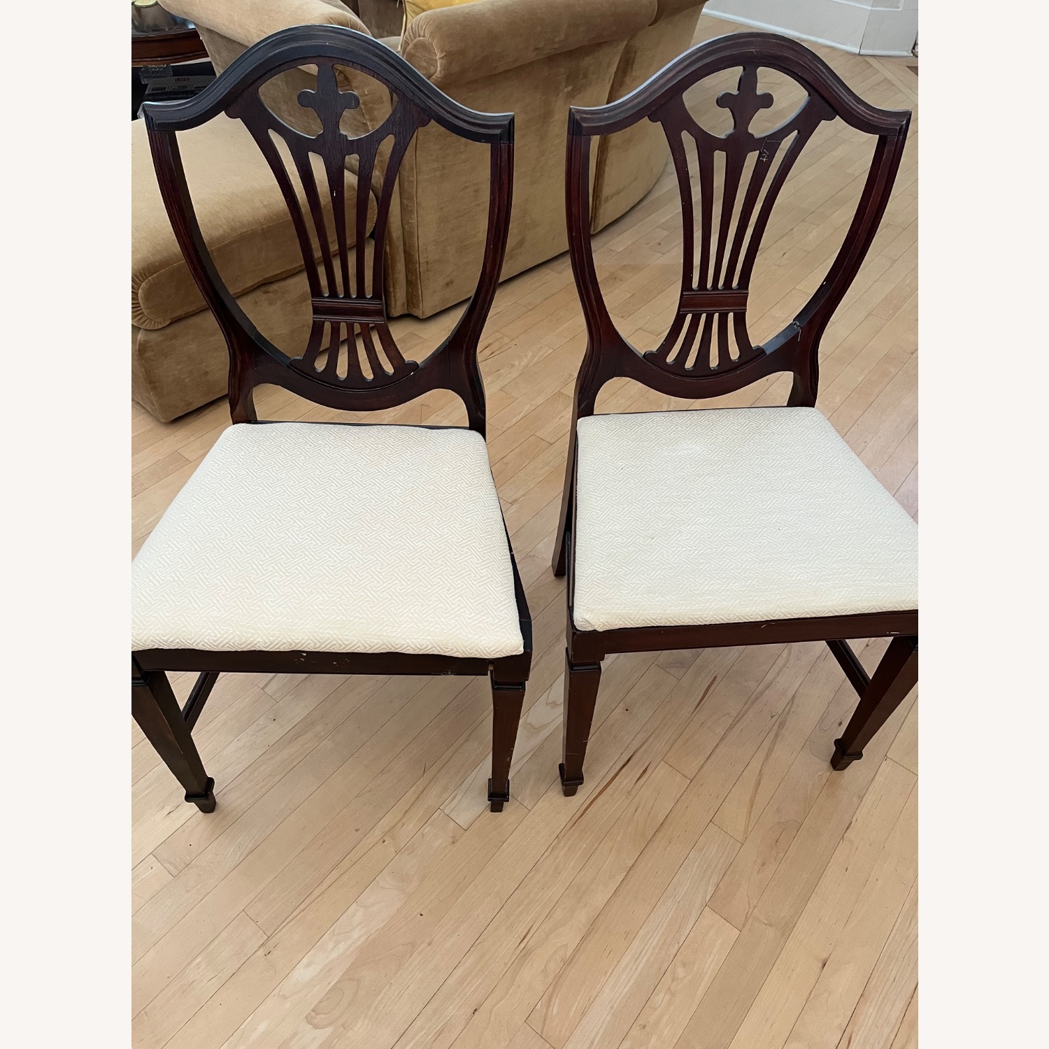 Vintage/Antique Dark Brown Wood Dining Sets - image-4