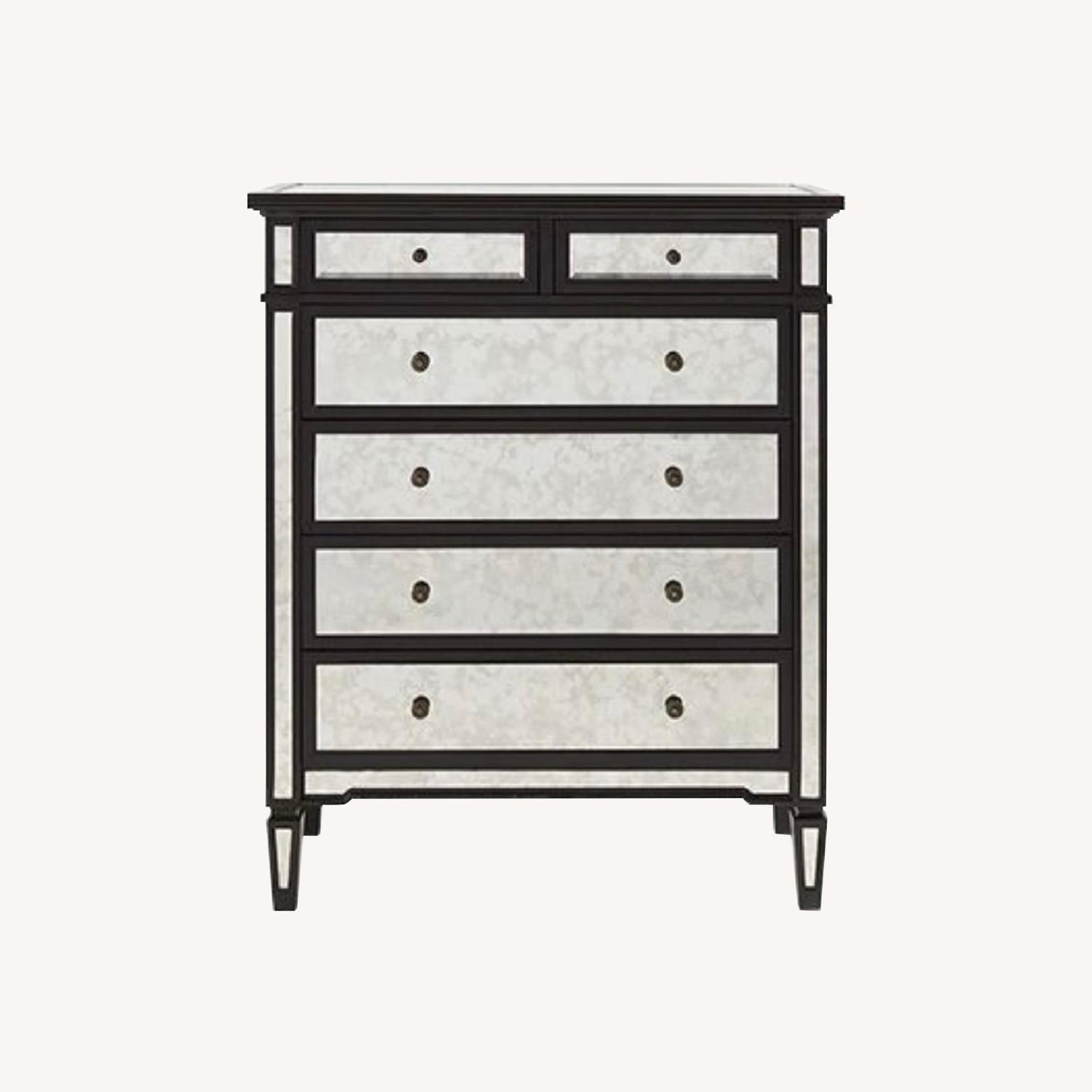 Arhaus Isla Light Gray Glass Dresser - image-0