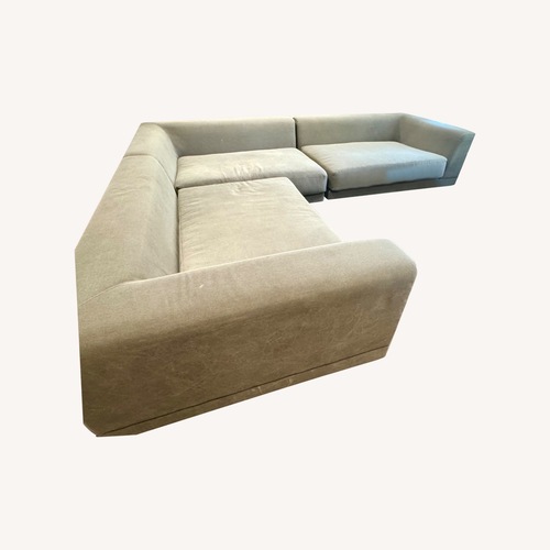 Used CB2 Faible Dark Gray 3+ Piece Sectional for sale on AptDeco