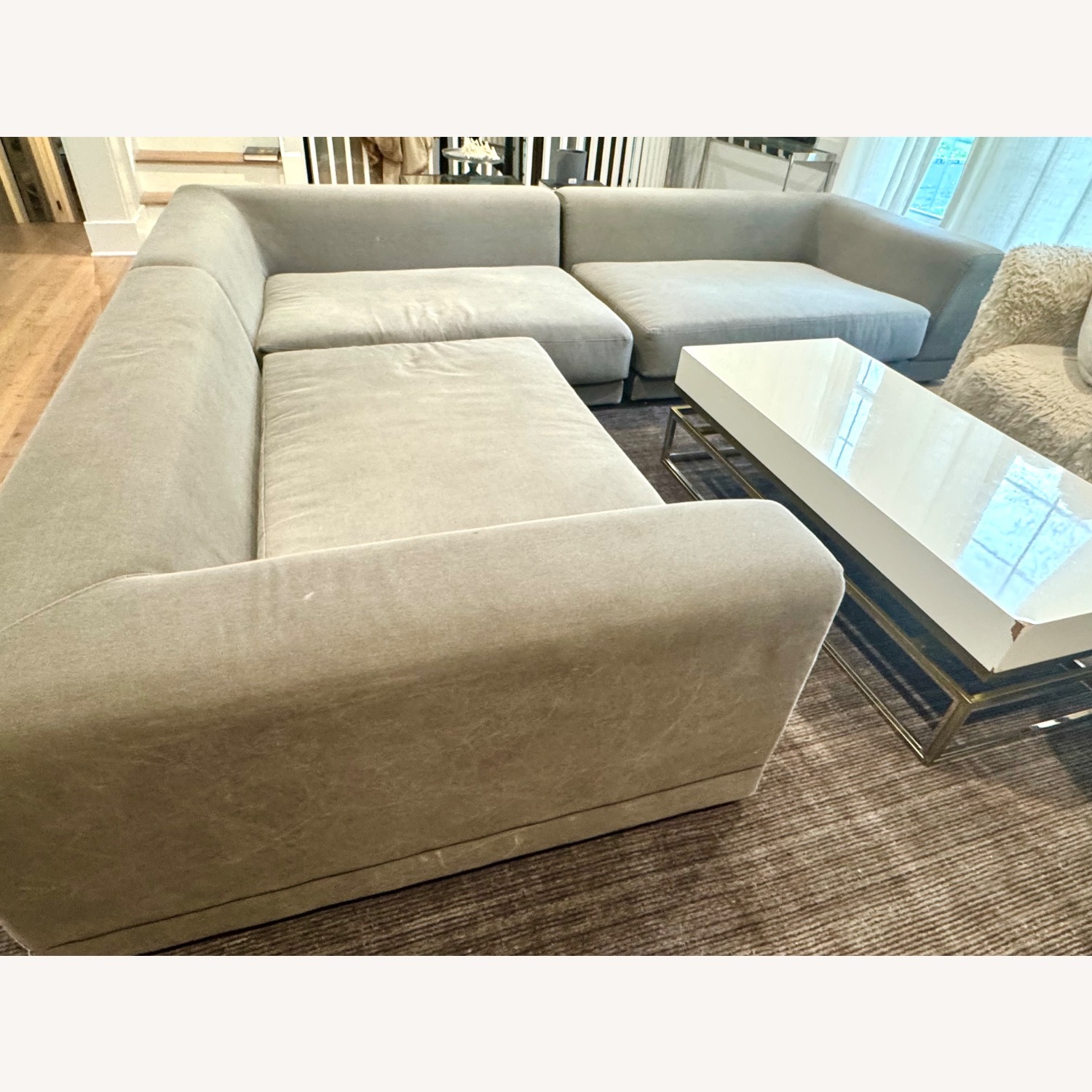 CB2 Faible Dark Gray 3+ Piece Sectional - image-3