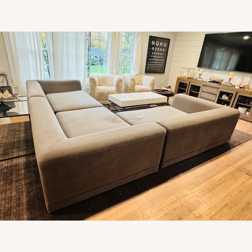 Used CB2 Faible Dark Gray 3+ Piece Sectional for sale on AptDeco
