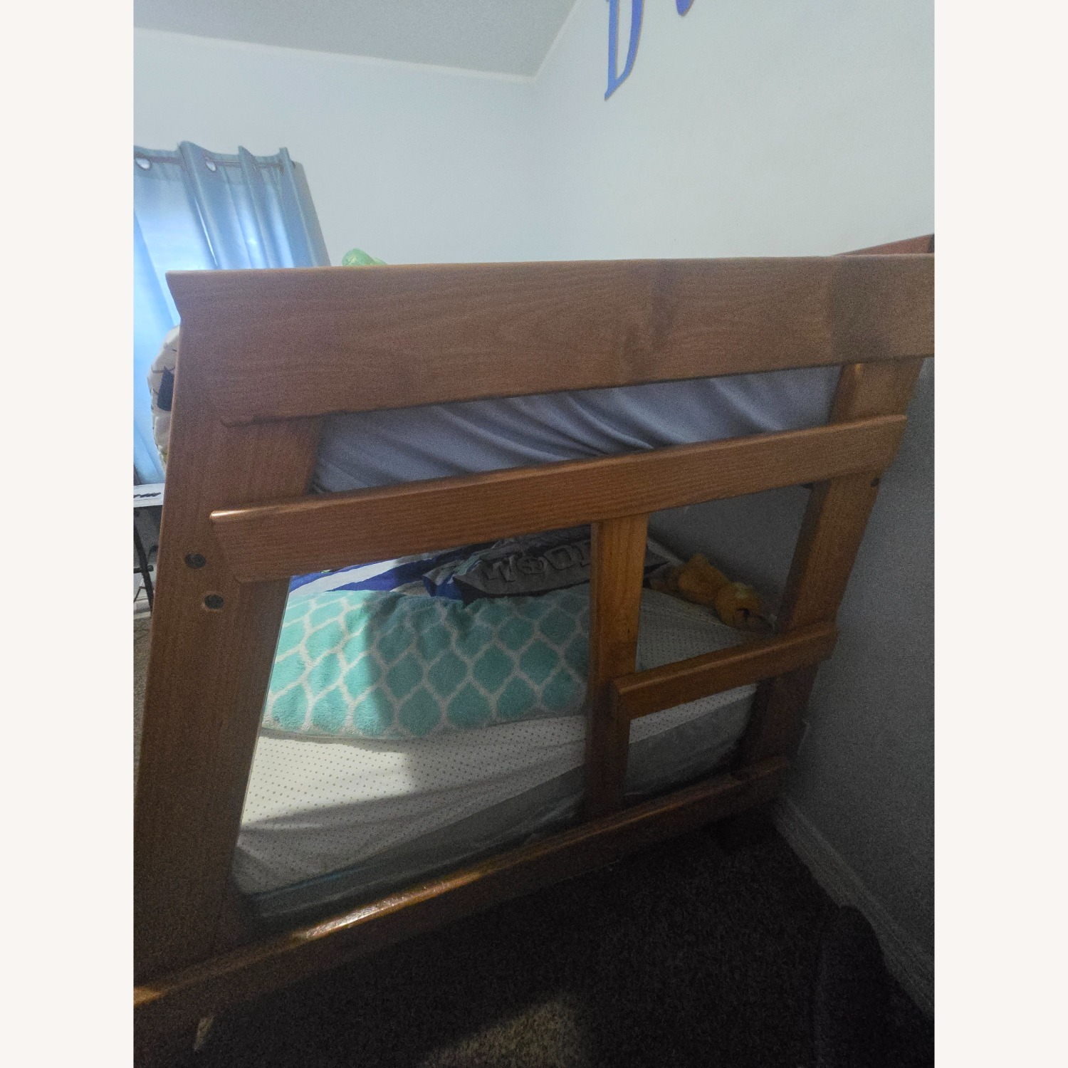 Pottery Barn Natural Wood Bunk Bed - image-3