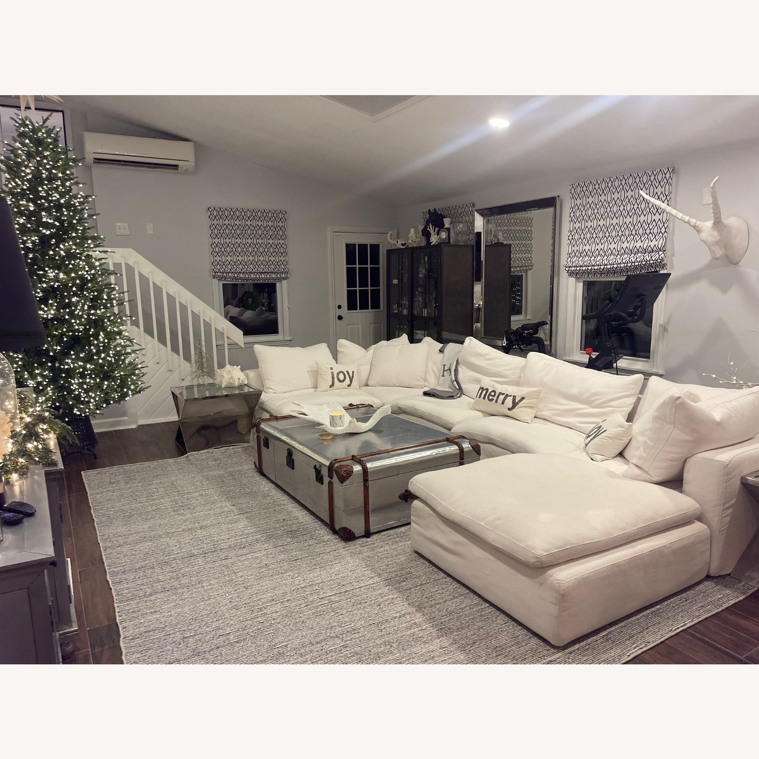 Restoration Hardware Venetian Beaded Mirror - image-3