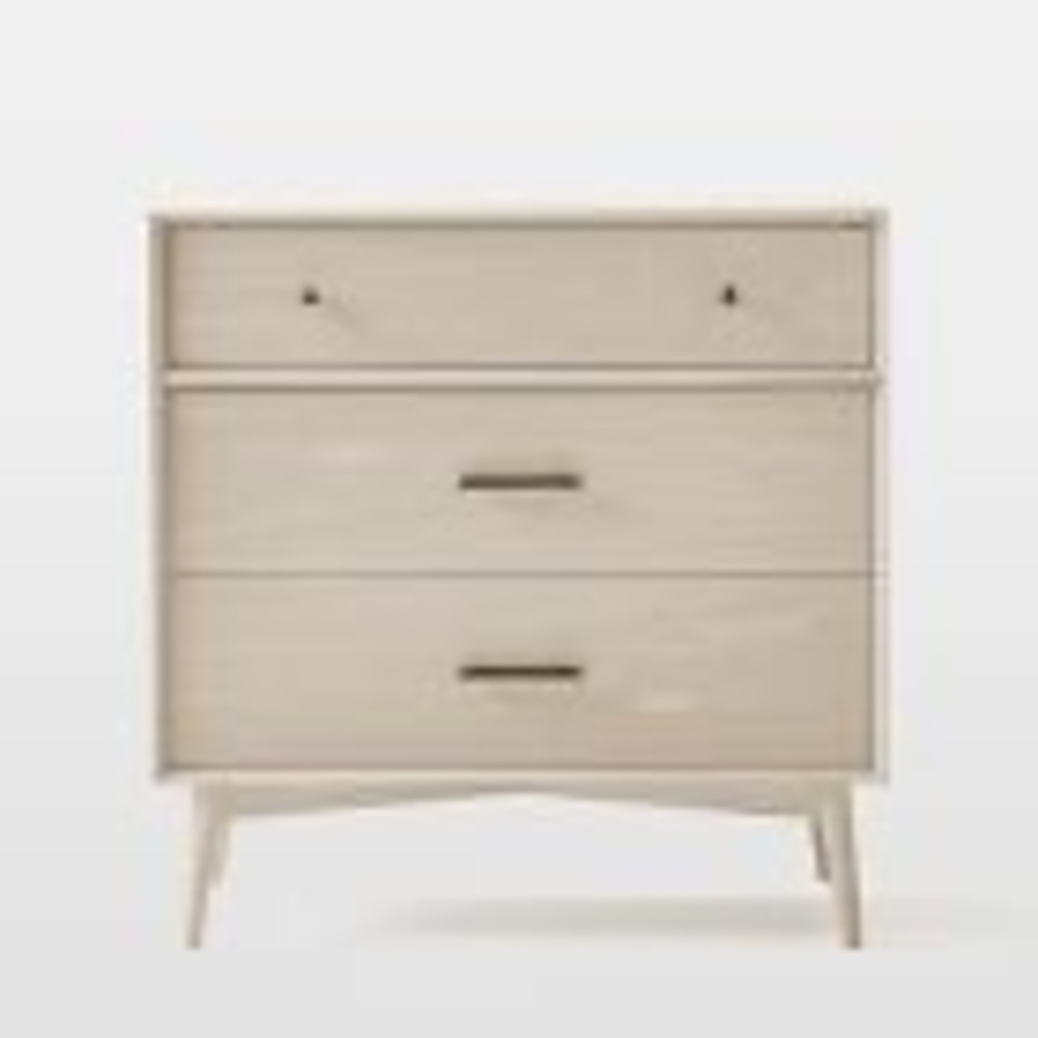 West Elm Light Gray Mid Century Modern Wood Dresser - image-5