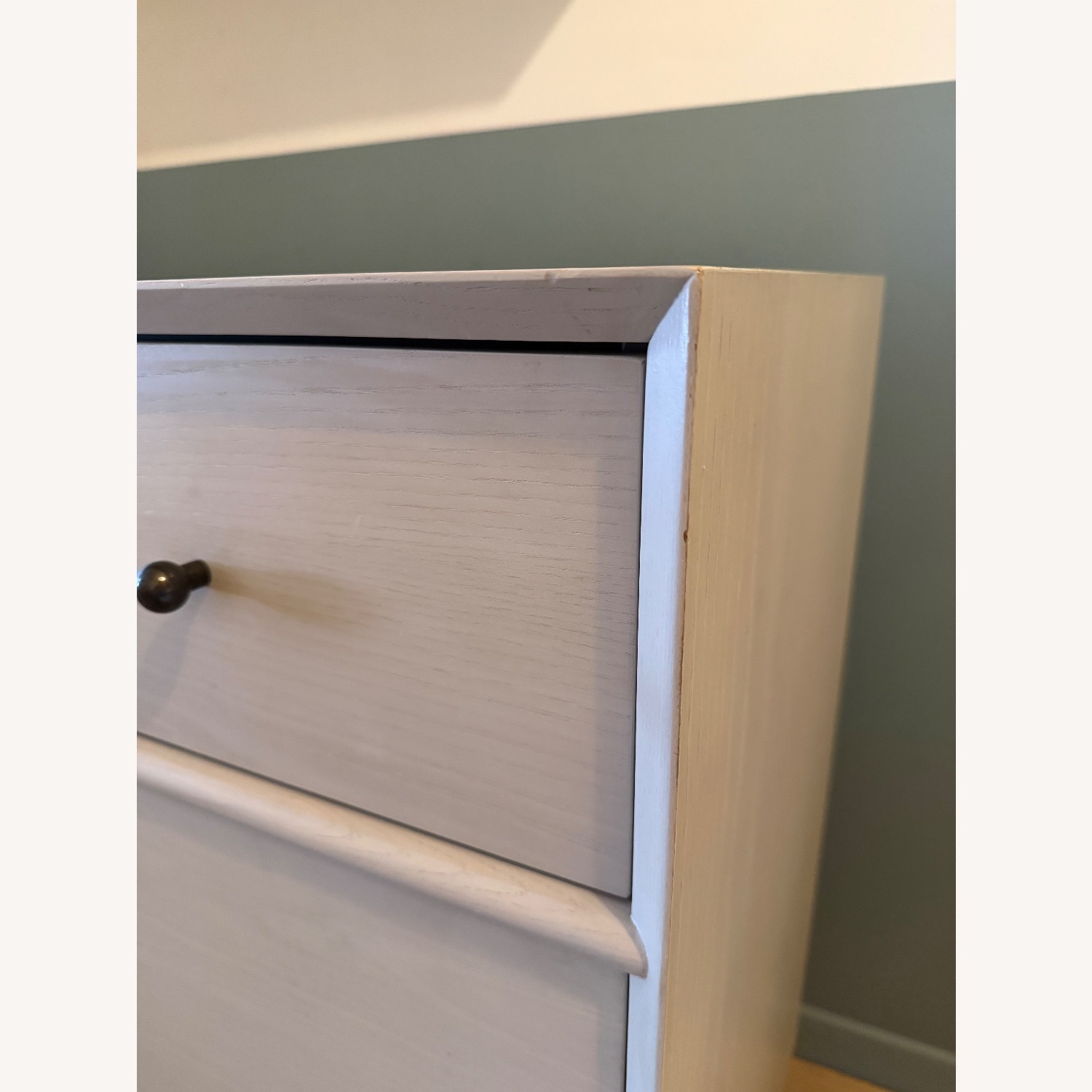 West Elm Light Gray Mid Century Modern Wood Dresser - image-2