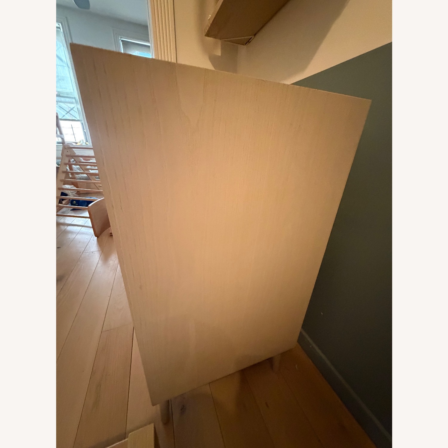 West Elm Light Gray Mid Century Modern Wood Dresser - image-1