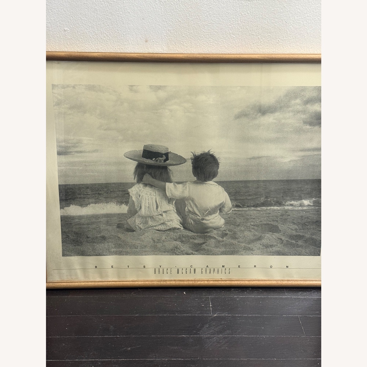Two Children on Beach Betsy Cameron  - image-1