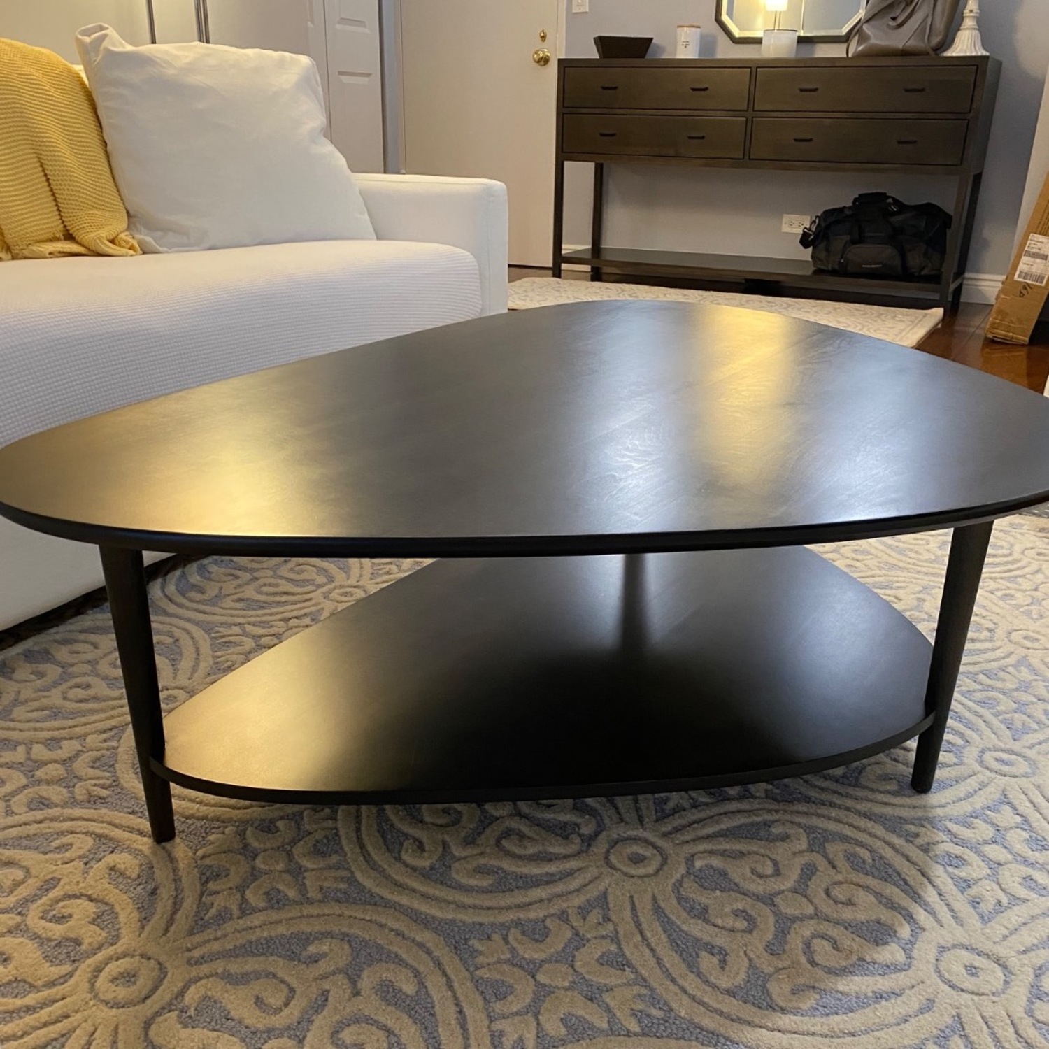 Room & Board Gibson Dark Brown Wood Coffee Table - image-6