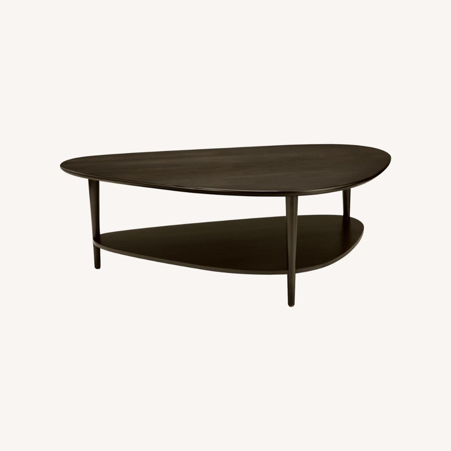 Room & Board Gibson Dark Brown Wood Coffee Table - image-0