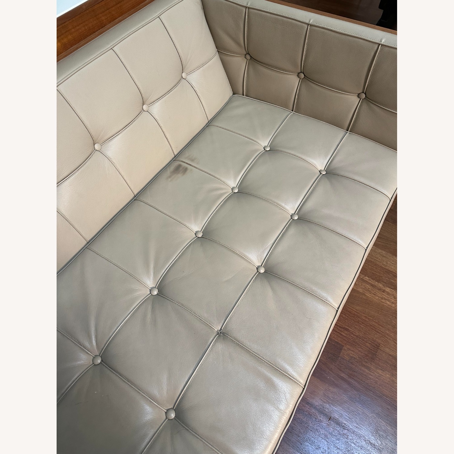 De La Espada Light Brown Leather 3+ Seater Sofa - image-2