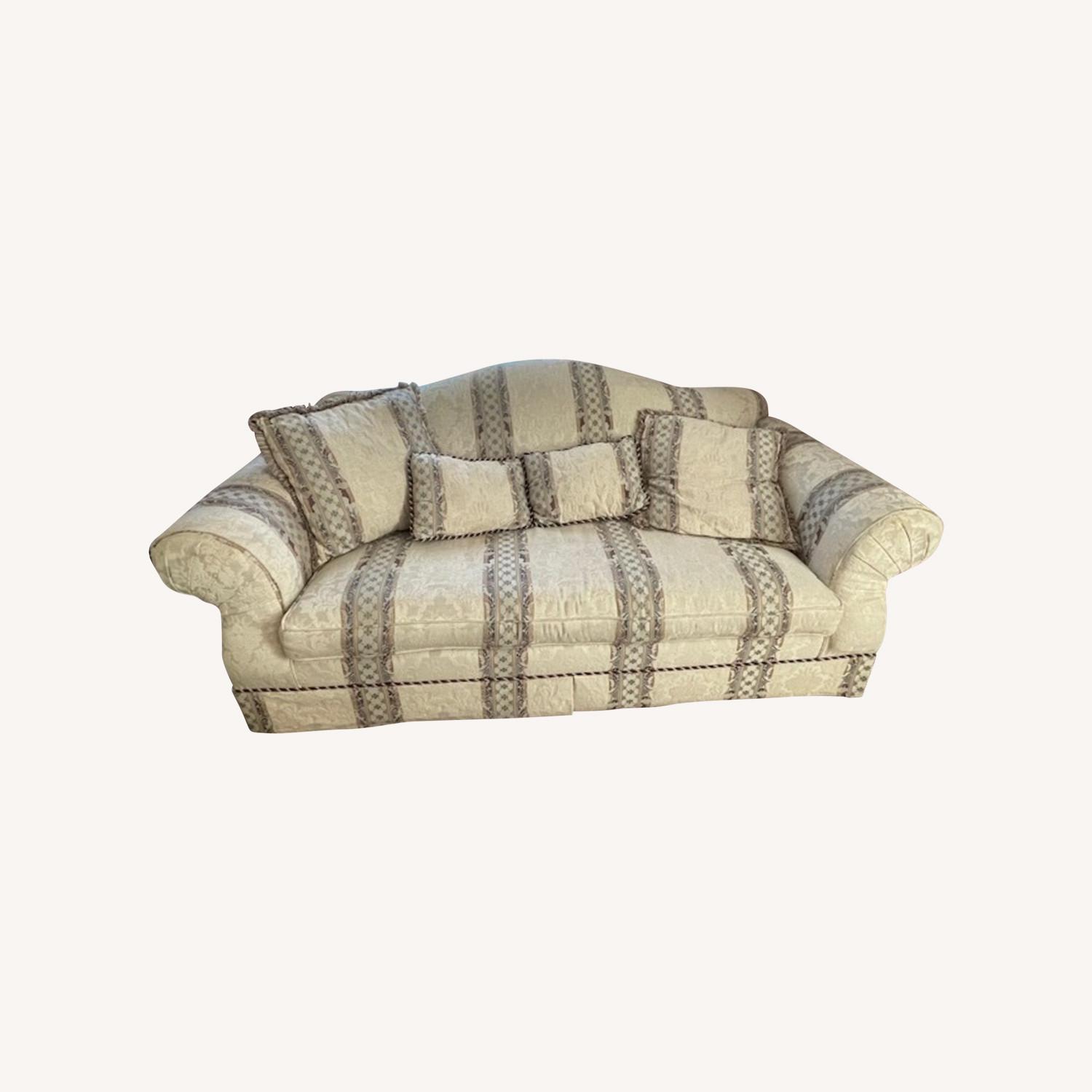 Natural Fabric 3+ Seater Sofa - image-0