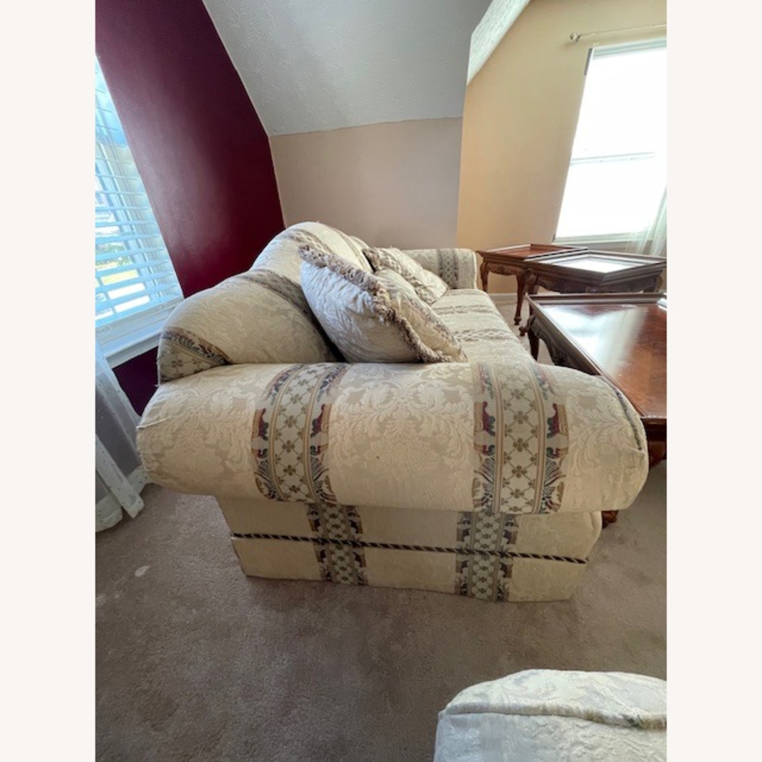 Natural Fabric 3+ Seater Sofa - image-2