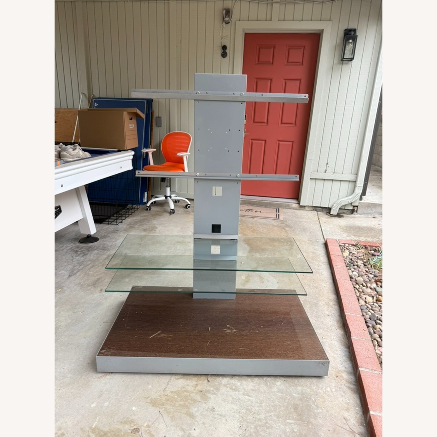 Light Gray TV Stand - image-3